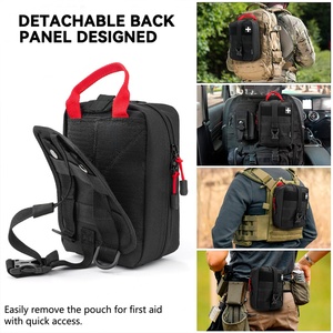 Tactical Molle Pouch Rip-Away Design First Aid <b>Bag</b> Durable 900D Oxford <b>Medical</b> Pouch EDC IFAK - Product Image 2