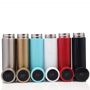 Wedding Gift Stainless Steel <strong>Smart</strong> Water Bottle Creative Vacuum Tumbler with Temperature Display Thermos <strong>Mug</strong> - Product Image 2
