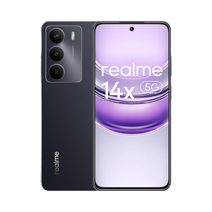 Smartphone <span class=keywords><strong>Realme</strong></span> 14X 5G CDMA double SIM Octa Core 8/256 Go Noir Écran OLED FHD+ 6,7 pouces 120 Hz Batterie 5000 mAh Appareil photo 0,3 MP Anglais - Product Image 1