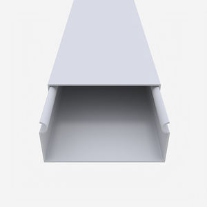 Canaleta de PVC para Cables, Protector de Cables de Plástico, <span class=keywords><strong>Canal</strong></span> de PVC Ranurado, <span class=keywords><strong>Tubo</strong></span> de Protección Cuadrado para Instalación de Cables - Product Image 4