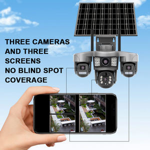 新型太阳能户外无线摄像头低功耗 6MP 8 倍变焦可选 <span class=keywords><strong>3</strong></span> 镜头摄像头太阳能 4G 安防摄像头 - Product Image 3