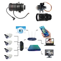 Objectif de surveillance de sécurité manuel à iris métallique 1MP 5~100mm 20X 1/3" F1.6 CS-Mount pour l'électronique grand public