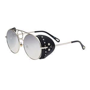 Doisyer 2020 Ladies <span class=keywords><strong>steampunk</strong></span> Sunglasses thời trang Kính da với vàng hoặc bạc khung cho ngoài trời mặc - Product Image 5