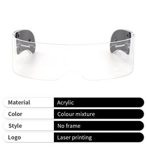 Vaso de Vidrio LED Brillante para Adultos, Adolescentes y Niños, con Luz Intermitente, Transparente, para Fiestas, OEM - Product Image 4