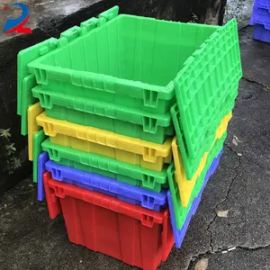 Fabrication de caisses en plastique d'entrepôt caisse empilable logistique en plastique