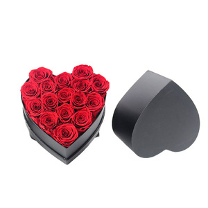 Scatola <span class=keywords><strong>di</strong></span> Rose Eterne a Lunga Durata (3-5 Anni) a Forma <span class=keywords><strong>di</strong></span> Cuore, <span class=keywords><strong>Fiori</strong></span> Veri per Decorazioni da Tavolo, San Valentino, Matrimoni ed Eventi Festivi 2026 - Product Image 3
