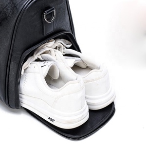 Sac de voyage en cuir véritable sur mesure, sacs de sport - Product Image 1