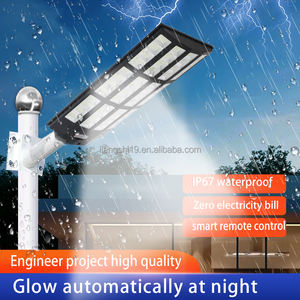 8000 Met Straatverlichting Op Zonne-Energie Buiten Groothoek Zonnelampen Buiten Bewegingssensor Commerciële Zonne-Energie Parkeerverlichting Schemering Tot Zonsopgang - Product Image 6