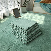 Tapis de sol en mousse EVA emboîtable, moquette moelleuse, tuiles lavables antidérapantes pour bébé, tapis de jeu pour chambre et salon