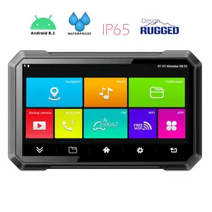 Junsun — accessoires de navigation, GPS de camion, satellite, 7 pouces, Android 8.1, 2 go de RAM, avec transfert en direct, IP65, nouveauté