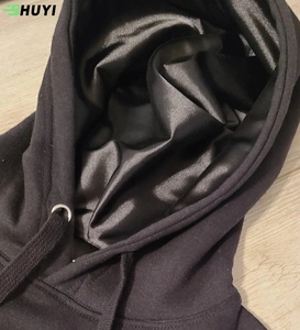 100% Cotton Quá Khổ <span class=keywords><strong>Satin</strong></span> Lót Áo Biểu Tượng Tùy Chỉnh Unisex Đồng Bằng Lụa <span class=keywords><strong>Satin</strong></span> Bên Trong Hoodies Mùa Đông In Kỹ Thuật Số Unisex - Product Image 1