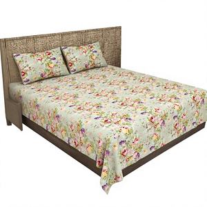 HEAVENBIRDS – Nouveauté : Ensemble de 2 housses de coussin en coton, motif végétal imprimé à la main style Jaipuri, personnalisable, très vendu - Product Image 1