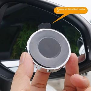 กระจกมองหลังแบบปรับได้ 360 องศา 2 ชิ้น กระจกนูนเสริมสำหรับรถยนต์ กรอบกลม มุมมองกว้าง สำหรับถอยหลัง - Product Image 2