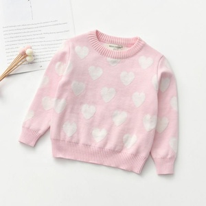 Enfant en bas âge filles hiver automne tricot motif à manches longues enfants pull pull <span class=keywords><strong>rose</strong></span> imprimé léopard bébé garçons filles chandails - Product Image 3