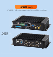 Mini PC Intel de 9e génération I5-9300U 6*RS232 DDR4 6*COM 2*MINI PCIE KH9000 Serveur industriel embarqué sans ventilateur en stock