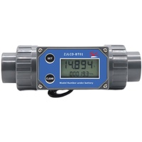 Katup Air PVC NPN Elektrik 1'' 2'' DN25-80 dengan Layar LCD Digital untuk Irigasi Pertanian/Kebun