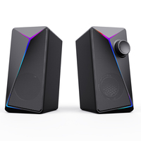 Haut-parleur portable 2.0 RGB pour PC, ordinateur portable, audio, son, jeux vidéo pour PC