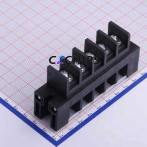 KF37S-13.0-5P Barrier Terminal Block P=13mm Connector ( Barrier Type: With Cover Plate )( Pitch: 13mm )( Construction: 1x5P ) - Product Image 2