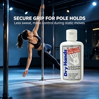 Craie liquide transparente haute adhérence pour mains sèches 50ml – Sans dégâts pour la pole dance, le baseball, le softball, le tir, le disc golf