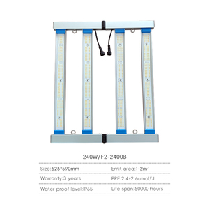 240 Wát quang phổ đầy đủ dẫn phát triển ánh sáng trong nhà nhà kính nhà máy Phát Triển Hiệu suất cao màu xanh trắng phát thải IP65 - Product Image 2