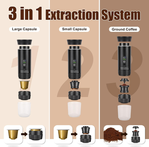 เครื่องชงกาแฟแคปซูลพกพา 3 in 1 รุ่นใหม่ ดีไซน์โรงงาน ผลิตภัณฑ์ปรับปรุงใหม่ แรงดัน 20 บาร์ สำหรับชงกาแฟแบบพกพา - Product Image 5