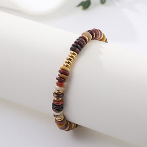 Pulsera de abalorio de moda Diseños mixtos Stock Pulsera de acero inoxidable impermeable Joyería de lujo - Product Image 4