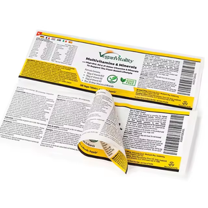 Autocollants multi-couches à décoller les plus vendus, en rouleau, étiquettes personnalisées imprimées pour bouteilles de boissons - Product Image 6