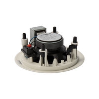 Haut-parleur coaxial passif encastrable de 6 pouces avec tweeter indépendant et boîtier en plastique pour centres commerciaux, hôtels, restaurants et diffusion audio commerciale
