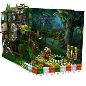 สนามเด็กเล่นในร่ม Naughty Castle Forest Series พร้อมสไลเดอร์และบ่อบอล Naughty Castle ได้รับการรับรองมาตรฐาน ISO CE รองรับเด็กได้ 50 คน - Product Image 5