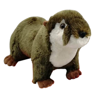 Jouet de loutre en peluche douce et mignonne de 14 pouces OEM/ODM de haute qualité de bonne conception personnalisé pour la promotion de Noël Vente en gros