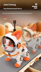 Smart Voice Recording Plastic Walking <strong>Robot</strong> <strong>Dog</strong> with Music Lights Kids Educational <strong>Toy</strong> - Product Image 4