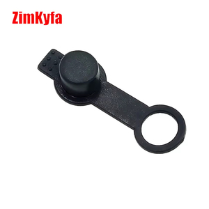 Régulateur de réservoir d'air HPA noir personnalisable avec couvercles anti-poussière à déconnexion rapide, embout de remplissage en caoutchouc, prise mâle Foster, support OEM - Product Image 3