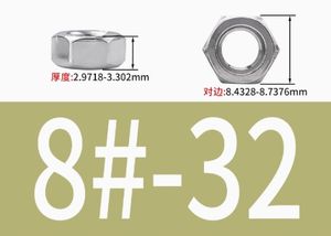 Legood น๊อตล็อคหกเหลี่ยมสแตนเลส #8-32 #10-32ด้าย - Product Image 5