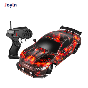 2.4GHz 1:16 LED Flow <strong>Light</strong> 4WD Drift RC Car with Switchable TPR and Drift Wheels for <strong>Street</strong> Style Sliding Shows - Product Image 6