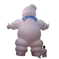 Gonflable géant Halloween ghostbuster modèle guimauve homme pour la publicité extérieure