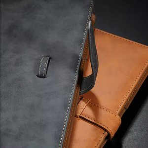 Hk bán buôn cao cấp PU Leather Bìa kế hoạch máy tính xách tay bìa cứng máy tính xách tay Tạp Chí máy tính xách tay - Product Image 2