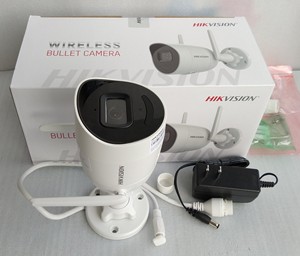 Hik 4MP DS-2CV2041G2-IDW เดิม <span class=keywords><strong>WiFi</strong></span> ไร้สายสองทางเสียง EXIR 2.0 <span class=keywords><strong>IP</strong></span> bullet กล้องเครือข่ายไมโครโฟนในตัวลำโพงกลางแจ้ง - Product Image 3