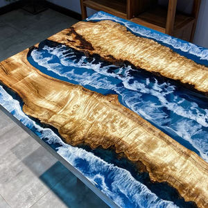 Gmart-muebles para sala de estar de 24x4 pulgadas, herramientas de madera sólida 3D, azul, grande, <span class=keywords><strong>Exra</strong></span>, restaurante, mesas de epoxi, precio barato - Product Image 2