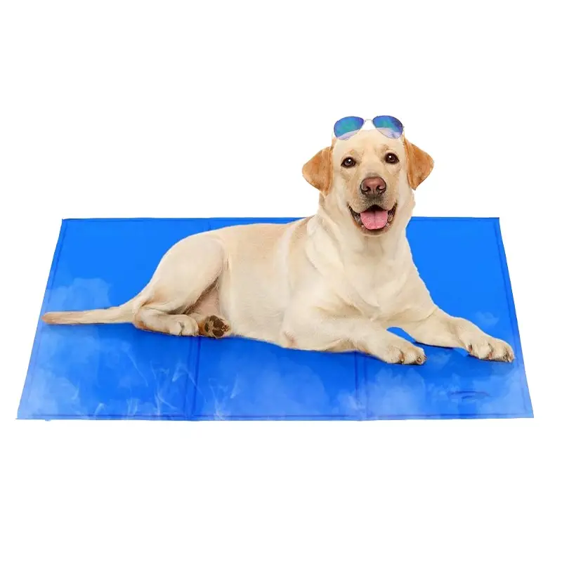 Keluaran baru selimut pendingin anjing bermacam spesifikasi dapat dilipat selimut pendingin mudah dibersihkan untuk anjing