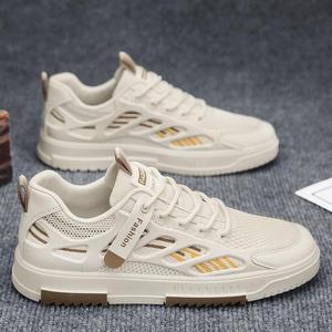 Zapatillas de malla transpirables de estilo nuevo para hombre, verano 2026 - Zapatillas deportivas casuales para estudiantes - Zapatos de moda - Versátiles - Product Image 1