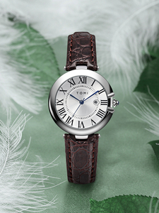 Reloj de Cuarzo para Mujer TOMI T076, de Alta Gama, al por Mayor, Personalizable, con Correa de Cuero a la Moda, Resistente al Agua - Product Image 4