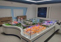 Maqueta de Mesa de Arena para Complejo Industrial, Diseño Personalizado para Sala de Exposiciones Industriales