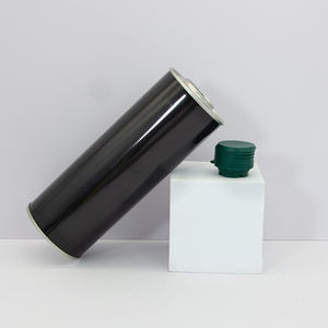 Barattolo di Latta Vuoto Rotondo da 350ml per Olio d'Oliva, Personalizzabile con Logo, Bottiglia in Latta per Alimenti, Confezione Prodotto in Metallo - Product Image 3