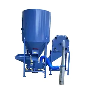 Commercial farm animal feed grinder mixer machine chicken feed crushing mixing machine for sale