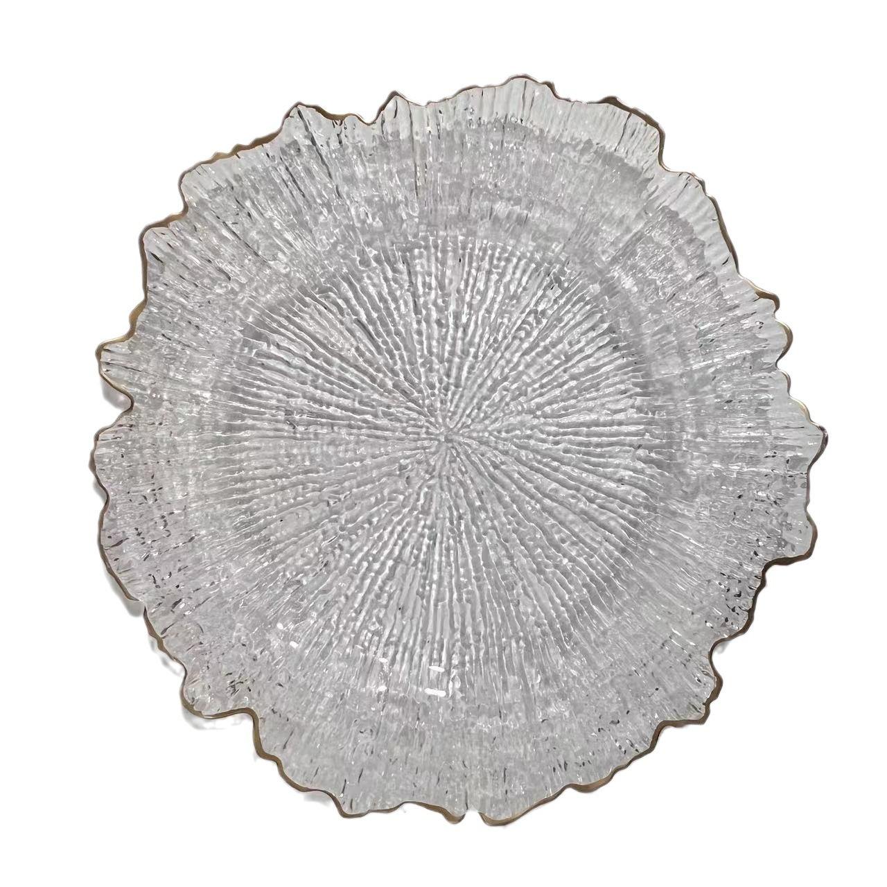 Clear charger plates