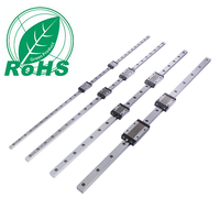 Rail de guidage linéaire haute précision HGR20 et guide de mouvement avec moteur, roulement, PLC et engrenage pour équipement d'automatisation