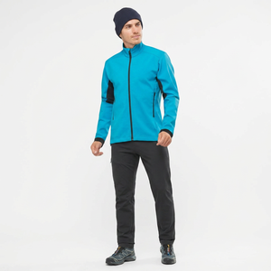 Pakistan Made Softshell <b>Jackets</b> <b>for</b> <b>Men</b> High Quality Premium Wool Custom Design Stand Collar Pattern Wholesale <b>for</b> Spring - Product Image 1