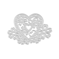 AAGU metallo taglio Die Scrapbook carta goffrato modello di Album di carta artigianale cuore decorativo fiore Scrapbooking Craft muore