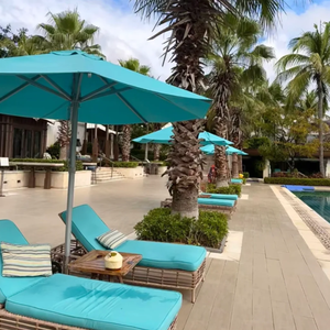 <span class=keywords><strong>Parasol</strong></span> de plage tropical bleu pour hôtel, <span class=keywords><strong>parasol</strong></span> de patio, <span class=keywords><strong>parasol</strong></span> de piscine, <span class=keywords><strong>parasol</strong></span> extérieur, vente en gros LS Costom - Product Image 3