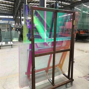 Lámina de Vidrio Iridiscente Dicroico Arcoíris de Fábrica, Vidrio Decorativo con Recubrimiento Óptico que Cambia de Color para Manualidades y Diseño de Interiores - Product Image 2